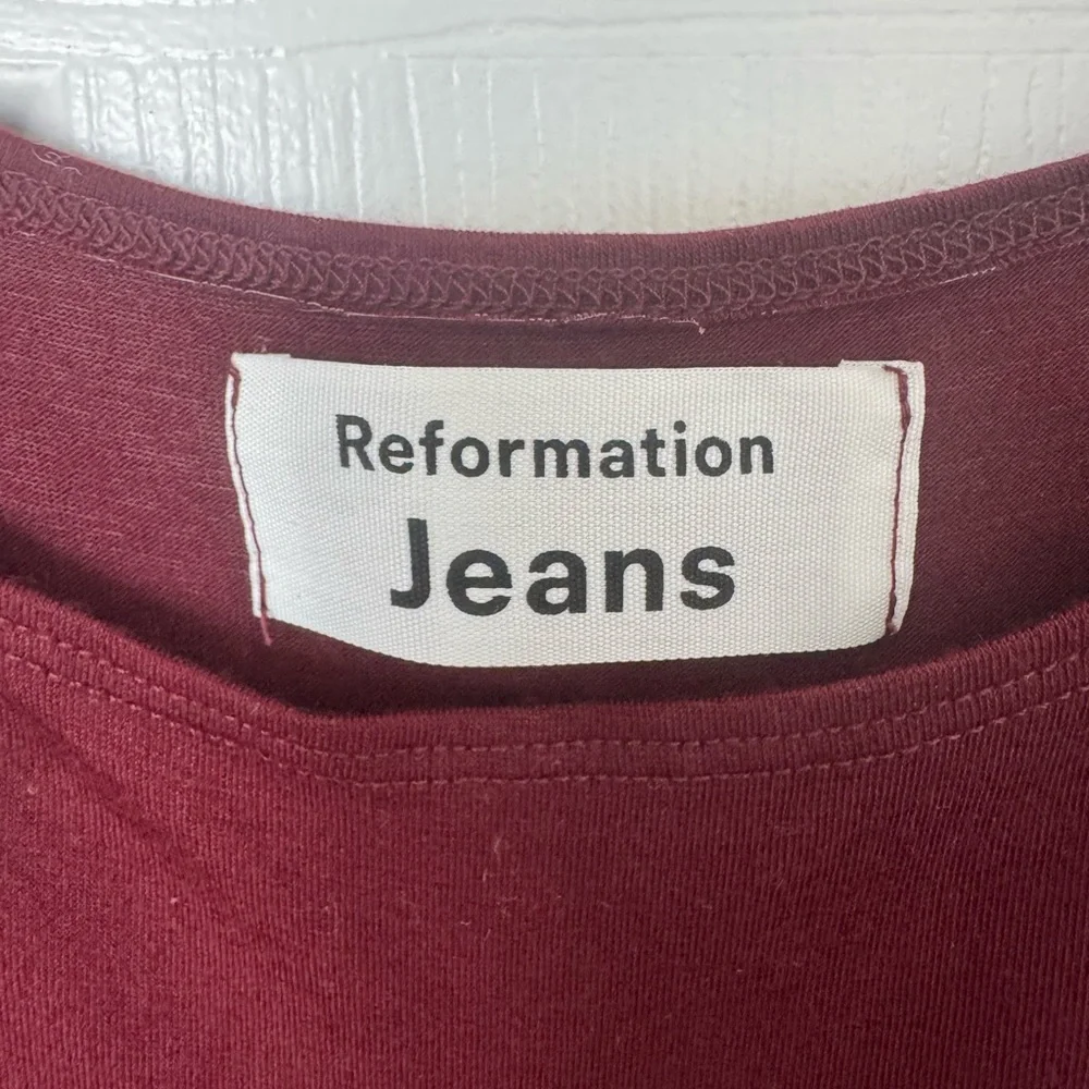 Reformation Deep Burgundy Midi Dress - Picture 4 of 5
